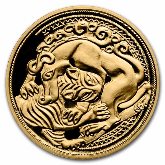 2022 Austria Pf Gold €100 Magic of Gold (Gold of the Scythians)