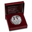 2022 Austria Silver €20 Eyes of the World The Power of the Tiger