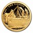 2022 Barbados 1/2 Gram Proof Gold 110th Anniv. Sinking of Titanic