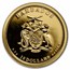 2022 Barbados 1/2 Gram Proof Gold Yellowstone National Park