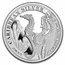 2022 Barbados 1 oz Silver Caribbean Seahorse BU