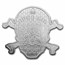 2022 Barbados 5 oz Silver $5 Treasure Island Skull Coin