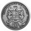 2022 Benin 3 oz Silver Urban Hunters: Falcon