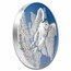 2022 Benin 3 oz Silver Urban Hunters: Falcon