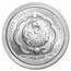 2022 Bhutan 1 oz Silver Lunar Tiger BU