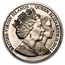 2022 BVI 1 oz Ag Proof $10 Queen Elizabeth II Pearl Black (spots)