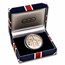 2022 BVI 1 oz Ag Proof $10 Queen Elizabeth II Pearl Black (spots)