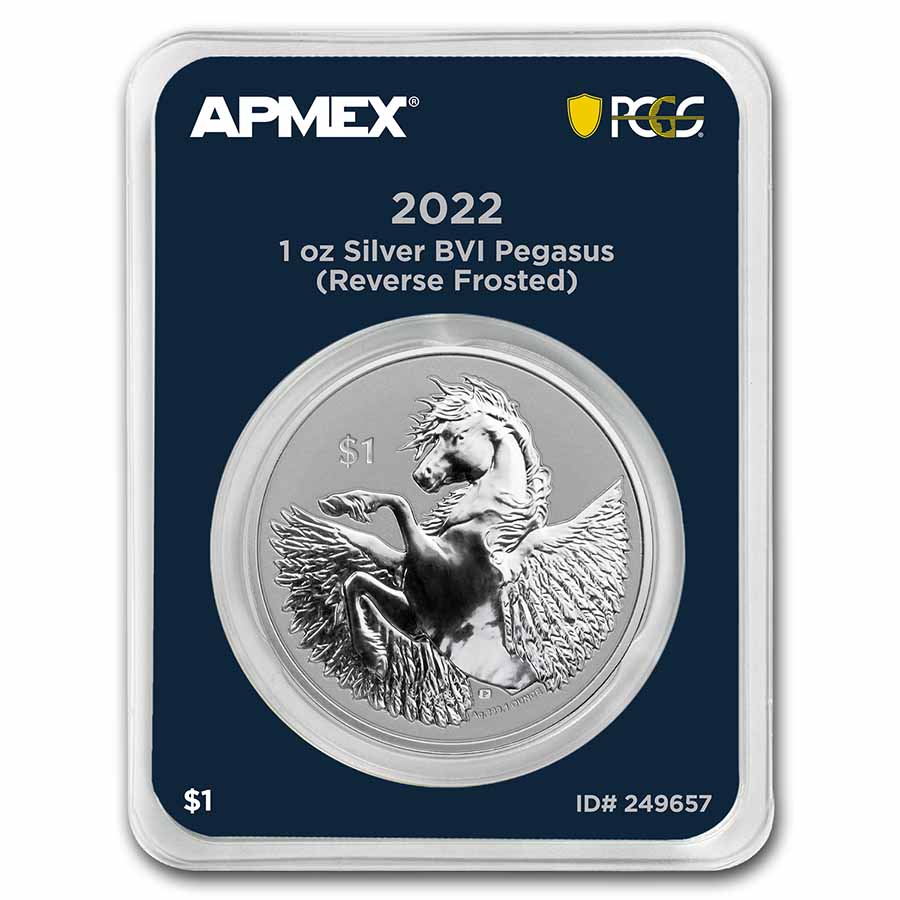 Buy 2022 BVI 1 oz Silver Pegasus Rev Cameo (MDP + FS) | APMEX