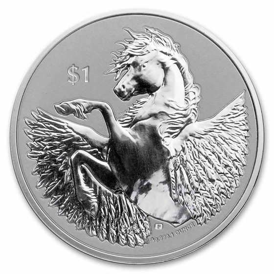 2022 BVI 1 oz Silver Pegasus Reverse Cameo BU 2022 BVI 1 oz Silver Pegasus Reverse Cameo BU