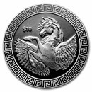 2022 BVI 1 oz Silver Proof $10 Pegasus Pearl Black Finish