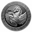 2022 BVI 1 oz Silver Proof $10 Pegasus Pearl Black Finish