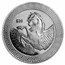 2022 BVI 2 oz Silver Proof $20 Pegasus Pearl Black (spotted)