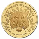 2022 Cambodia 1 oz Gold Lost Tigers BU