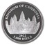 2022 Cambodia 1 oz Silver High Relief Proof Lost Tigers
