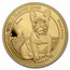2022 Cameroon 1 oz Gold World Famous Dogs - French Bulldog
