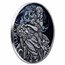 2022 Cameroon 2 oz Antique Silver Planets and Gods; Earth