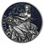 2022 Cameroon 2 oz Antique Silver Planets and Gods; Earth