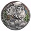 2022 Cameroon 50 gram Silver Antique Keep Your Luck