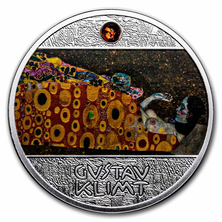 2022 Cameroon Silver Gustav Klimt: Hope II Proof