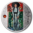 2022 Cameroon Silver Gustav Klimt: Portrait of Bauer II