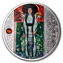 2022 Cameroon Silver Gustav Klimt: Portrait of Bauer II