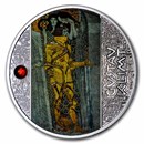 2022 Cameroon Silver Gustav Klimt: The Knight