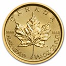 2022 Canada 1/10 oz Gold Maple Leaf BU