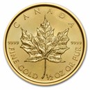 2022 Canada 1/2 oz Gold Maple Leaf BU