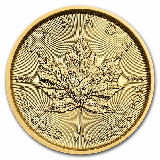 2022 Canada 1/4 oz Gold Maple Leaf BU 2022 Canada 1/4 oz Gold Maple Leaf BU