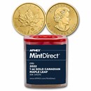 2022 Canada 1 oz Gold Maple Leaf (10-Coin MintDirect® Tube)