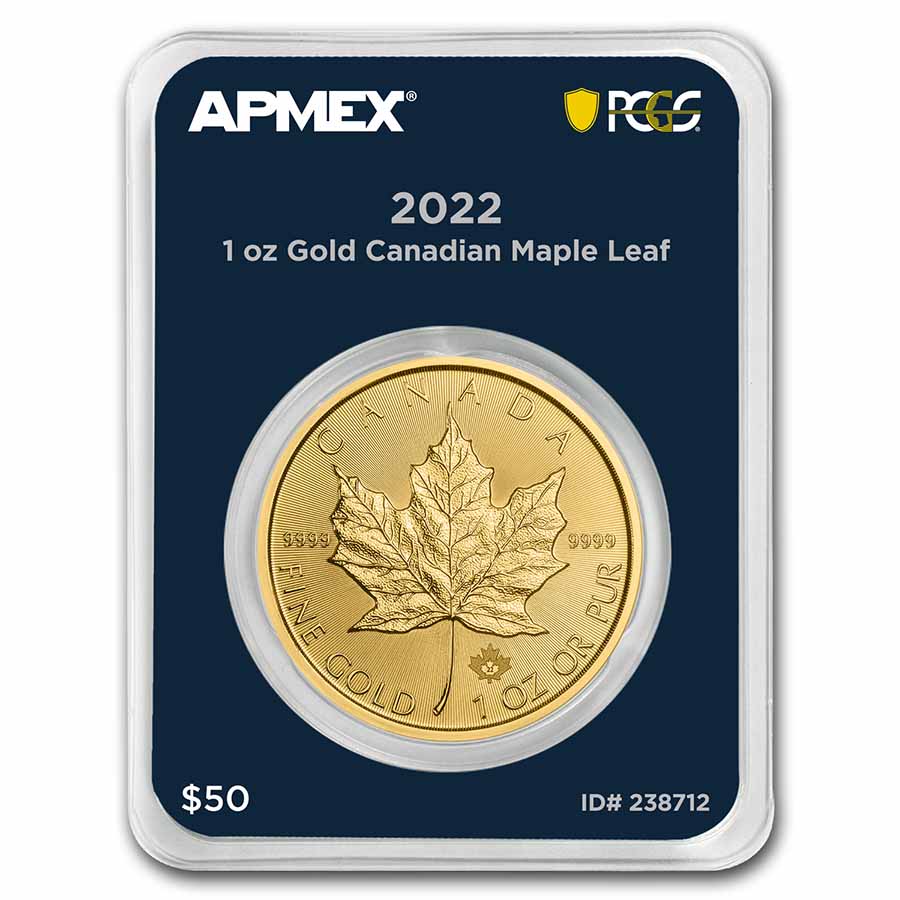 Buy 2022 Canadian 1 oz Gold Maple Leaf MDP First Strike | APMEX
