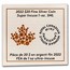 2022 Canada 1 oz Silver $20 Super Incuse Maple Reverse Proof
