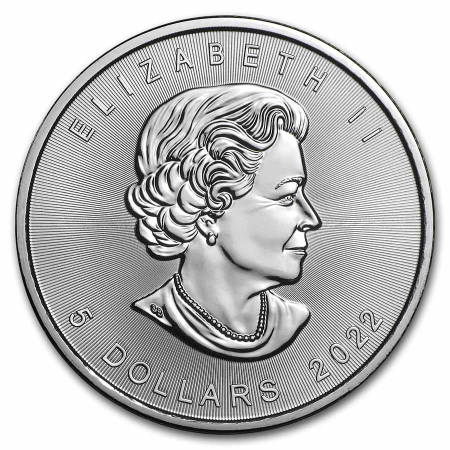 2022 カナダ メイプルリーフ銀貨 1オンス APMEX PCGSパッケージ Buy 2022 Canadian 1 oz Silver Maple Leaf (MDP FS) | APMEX