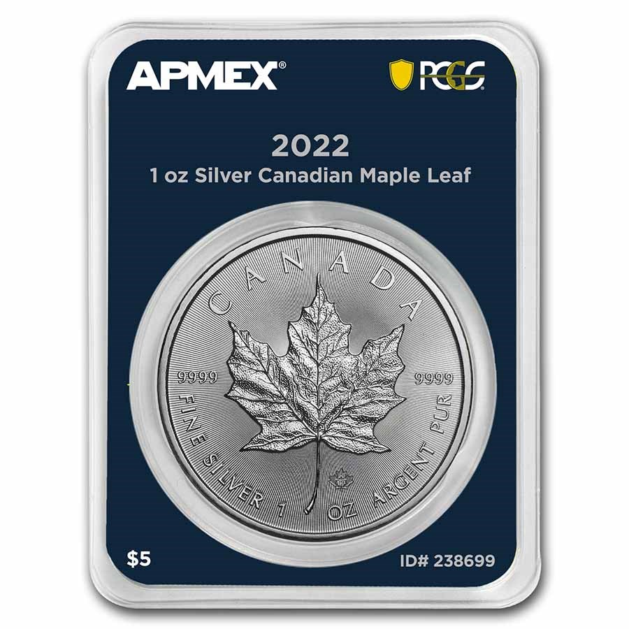 2022 Canada 1 oz Silver Maple Leaf (MD® Premier Single + PCGS FS)
