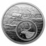 2022 Canada 5 oz Silver The Bigger Picture 25-Cent The Caribou