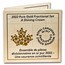 2022 Canada Gold A Shining Crown Fractional Set