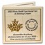 2022 Canada Gold A Shining Crown Fractional Set