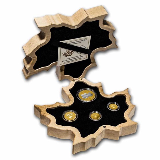 2022 Canada Gold A Shining Crown Fractional Set 2022 Canada Gold A Shining Crown Fractional Set