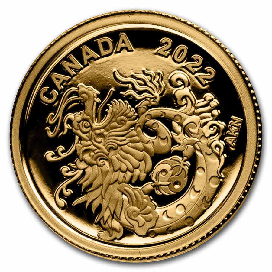 Buy 2022 Canada Proof Gold $8 Earth Dragon | APMEX