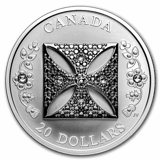 2022 Canada Silver $20 Queen Elizabeth II's Diamond Diadem 2022 Canada Silver $20 Queen Elizabeth II's Diamond Diadem