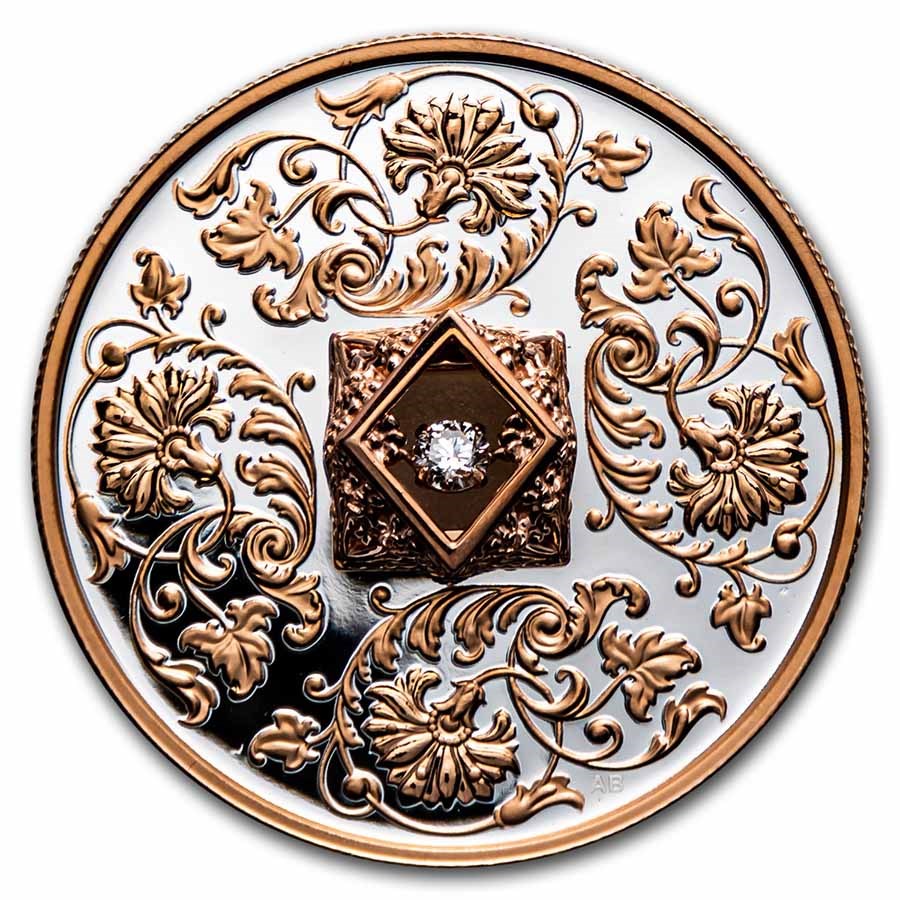 2022 Canada Silver $20 Sparkle of the Heart Dancing Diamond