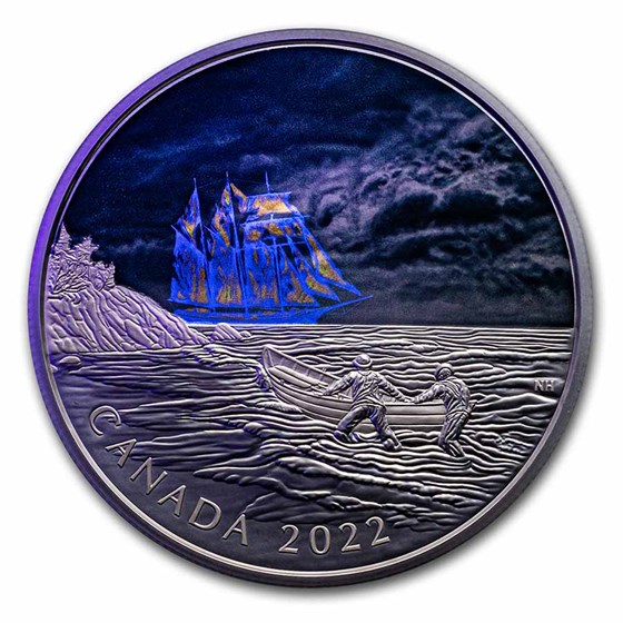 2022 Canada Silver $50 Canadian Ghost Ship 2022 Canada Silver $50 Canadian Ghost Ship