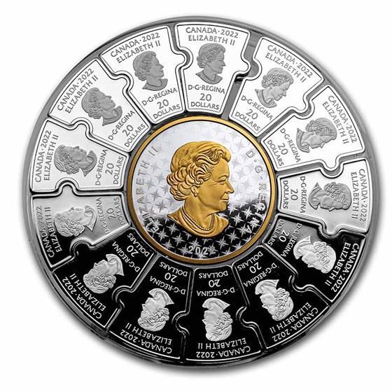 Buy 2022 Canada Silver Canadian Passages Puzzle Coin Set APMEX