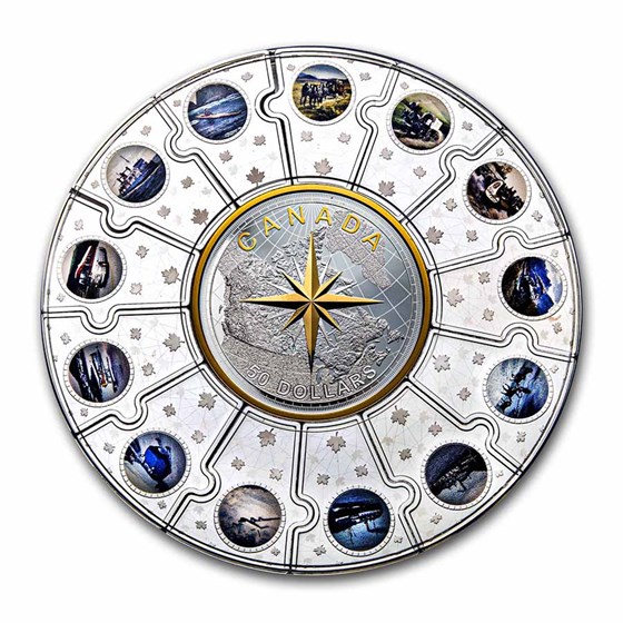 2022 Canada Silver Canadian Passages Puzzle Coin Set 2022 Canada Silver Canadian Passages Puzzle Coin Set