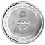 2022 Caymans Queen Elizabeth II 70th 1 oz Silver Platinum Jubilee