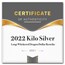 2022 China 1 kilo Silver Long-Whiskered Dollar (w/Box & COA)