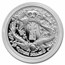 2022 China 1 oz Silver Long-Whiskered Dragon Dollar (High Relief)