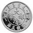 2022 China 1 oz Silver Long-Whiskered Dragon Dollar (High Relief)