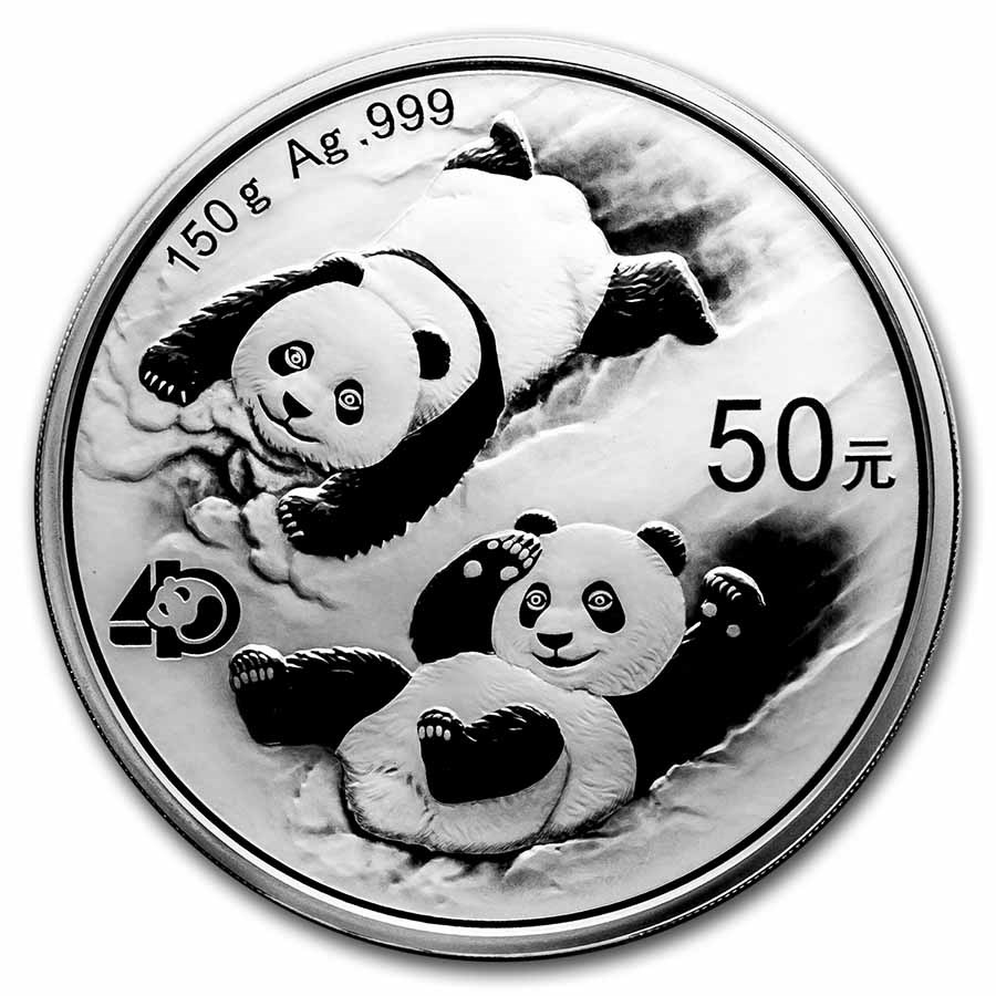 2022 China 150 gram Silver Panda Proof (w/Box & COA)