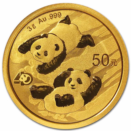 2022 China 3 gram Gold Panda BU (Sealed) 2022 China 3 gram Gold Panda BU (Sealed)